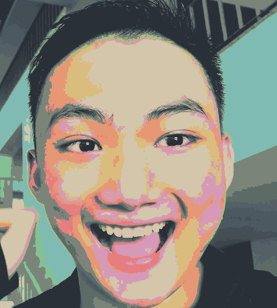 Me smiling
