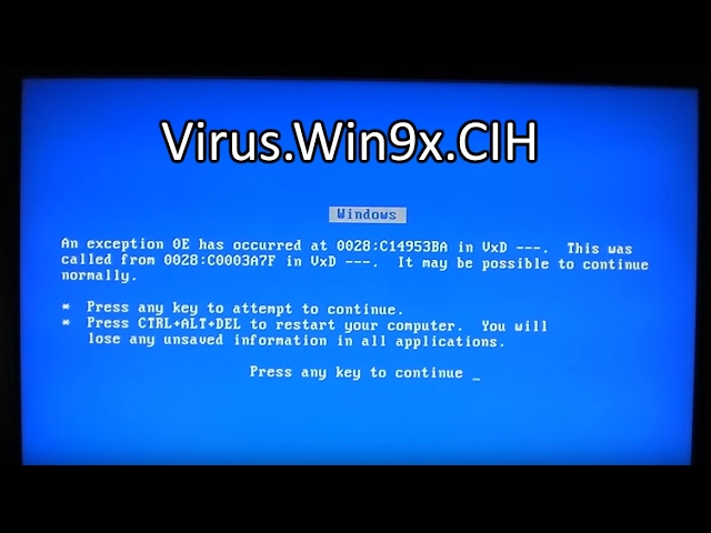 CIH infected bios
